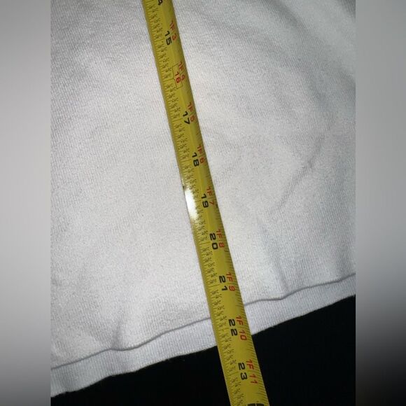 ModCloth White Mockneck Lace Detailed Sleeved Top Size Small EUC - Picture 7 of 7